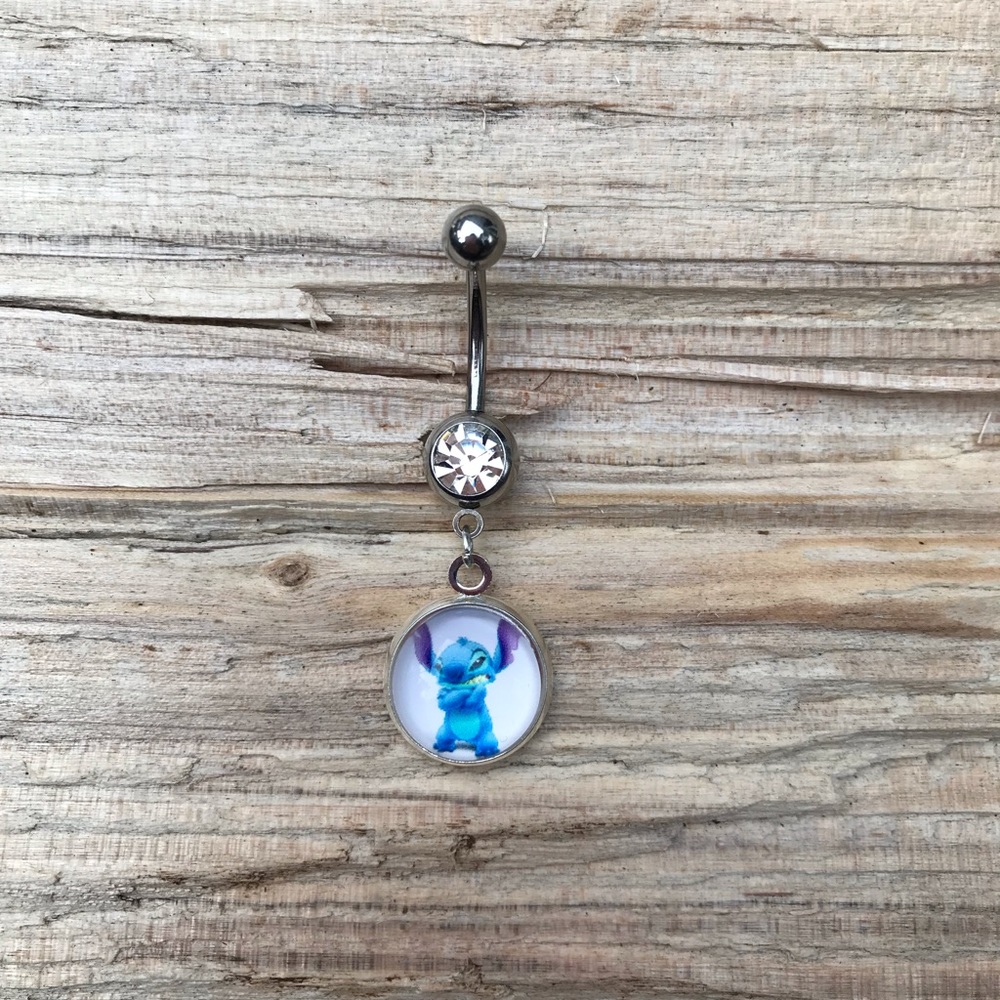 Stitch‎ Belly Button Ring